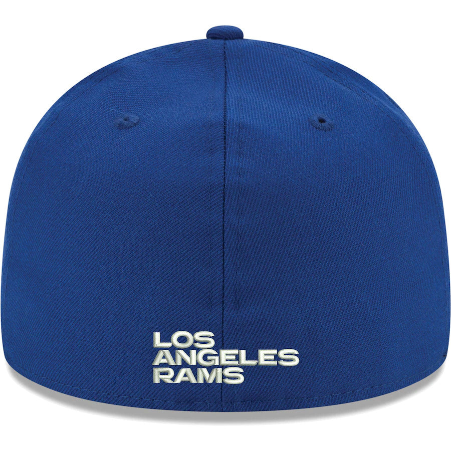 New Era Los Angeles Rams Omaha Royal Blue & Yellow 59FIFTY Fitted Hat