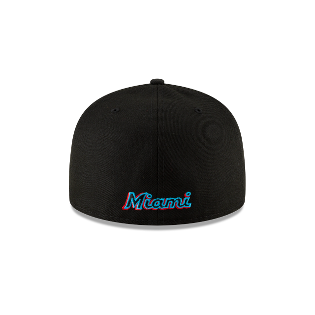 New Era Miami Marlins Ligature 59Fifty Fitted Hat