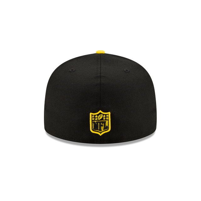 New Era Los Angeles Rams State Logo Reflect Yellow Bottom Fitted Hat