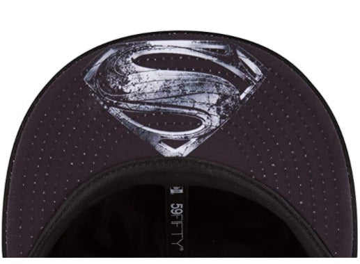 New Era Superman Black Armor Justice League 59FIFY Fitted Hat