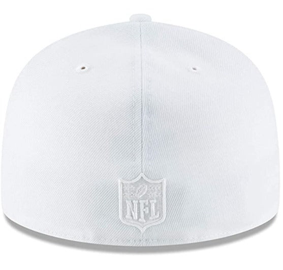 New Era Miami Dolphins White on White 59FIFTY Fitted Hat