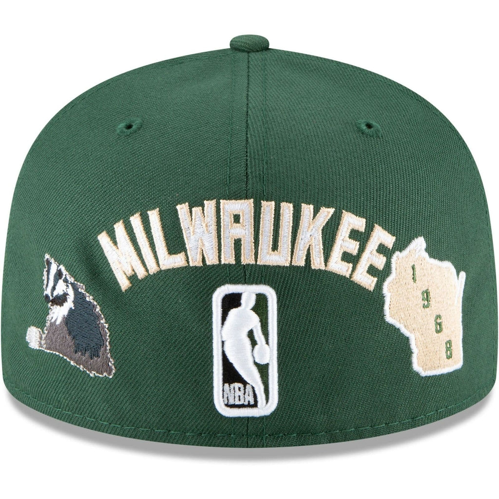 New Era Milwaukee Bucks City Local 59Fifty Fitted Hat