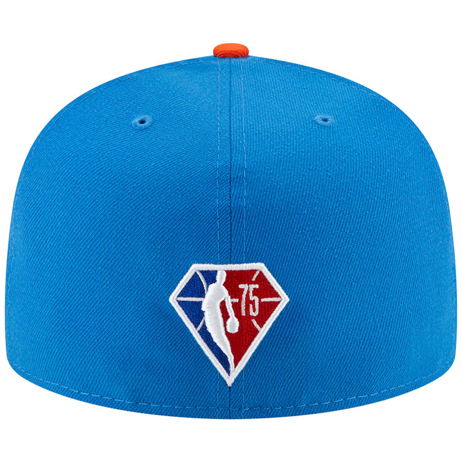 New Era Oklahoma City Thunder 2021 NBA Draft Blue/Orange 59FIFTY Fitted Hat
