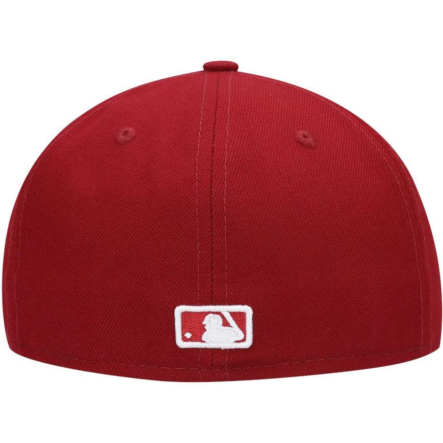 New Era Los Angeles Dodgers Cardinal Logo 59FIFTY Fitted Hat