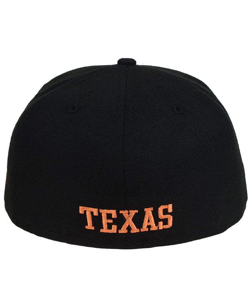 New Era Texas Longhorns AC Black & Peach 59Fifty Fitted Hat