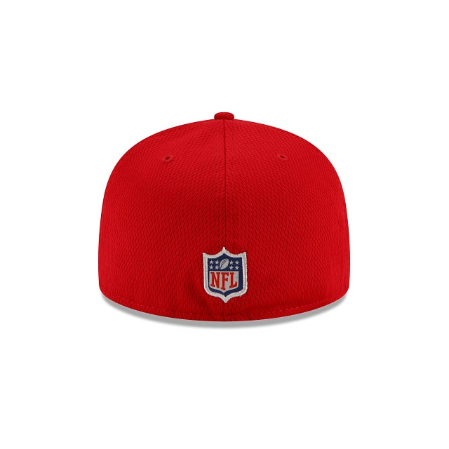 New Era San Francisco 49ers NFL Sideline Road 2021 Navy Red 59FIFTY Fitted Hat