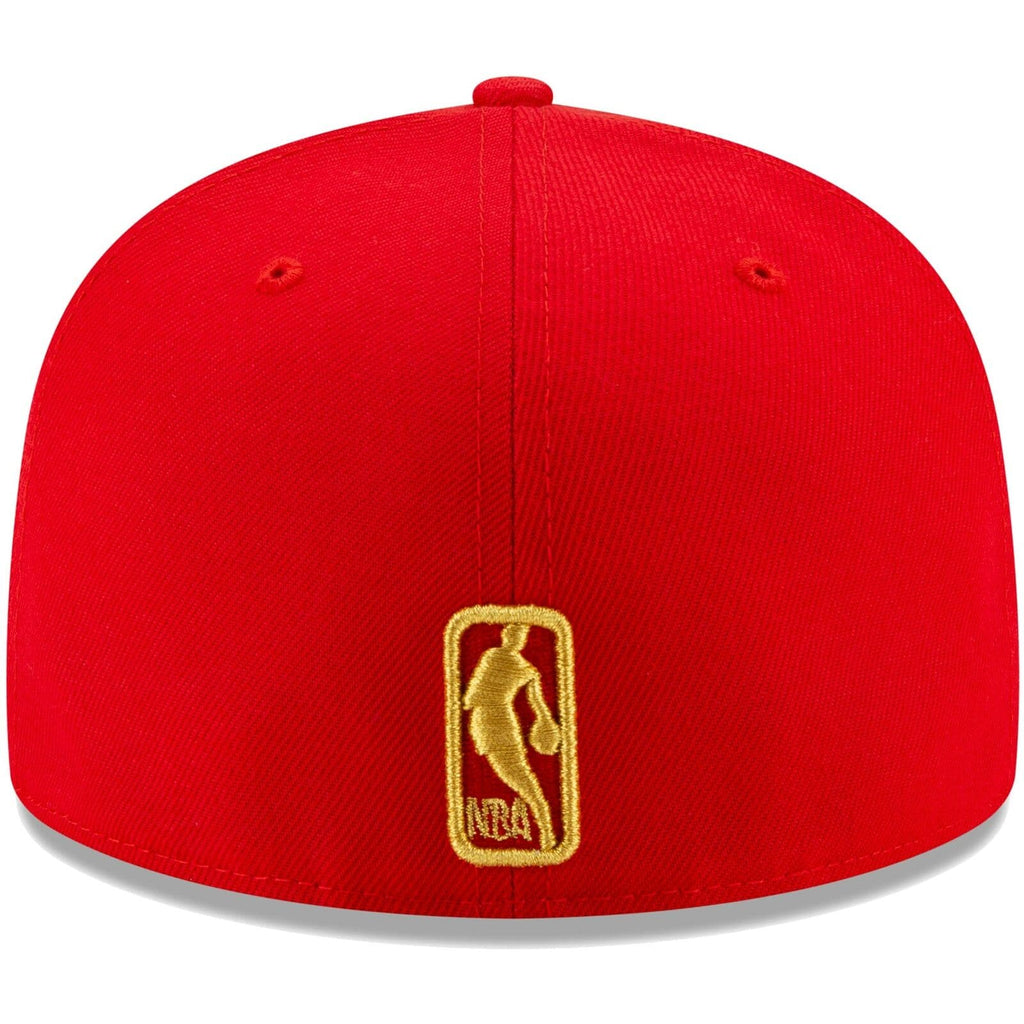 New Era Chicago Bulls Red Shield 59Fifty Fitted Hat