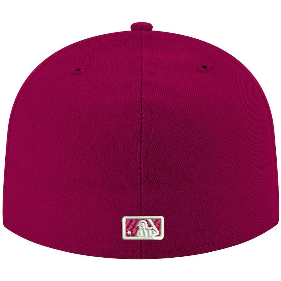 New Era Colorado Rockies Cardinal Logo 59FIFTY Fitted Hat