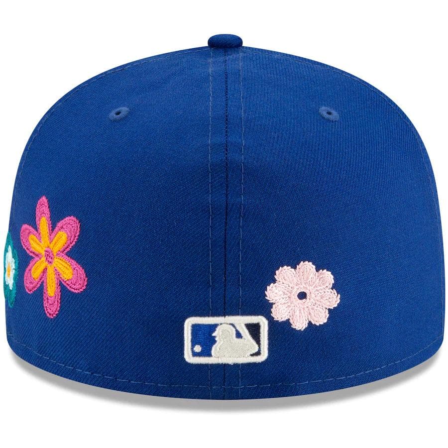 New Era Toronto Blue Jays Chain Stitch Floral Blue 59FIFTY Fitted Hat
