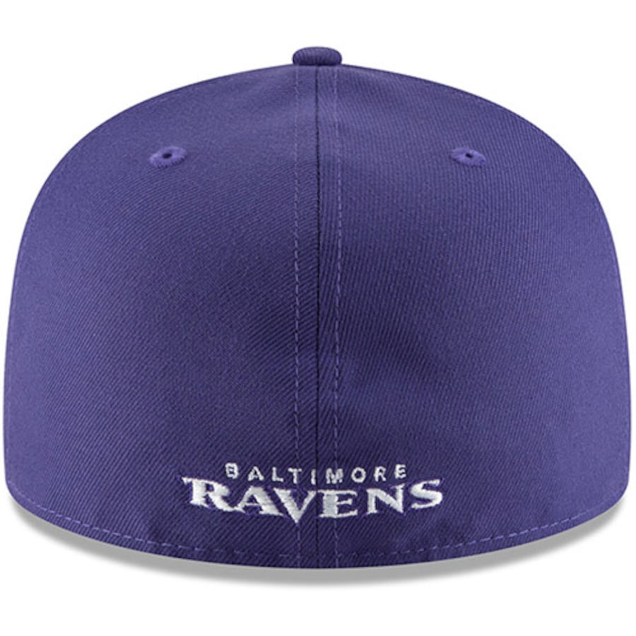 New Era Baltimore Ravens Purple Omaha 59FIFTY Fitted Hat