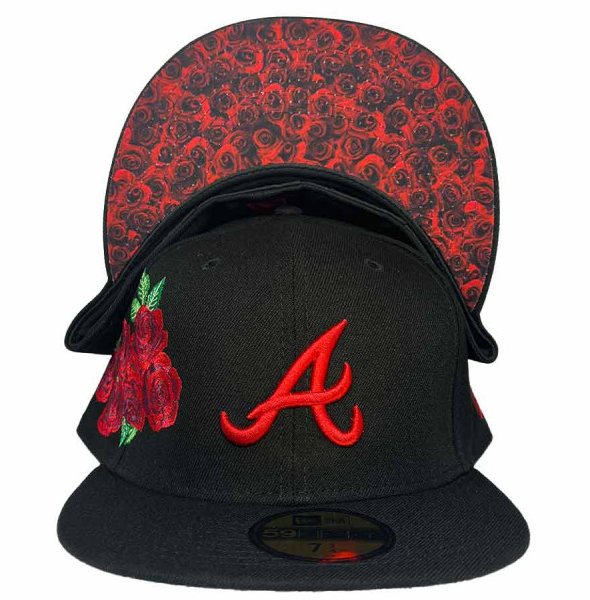 New Era x Pro Image Sports Atlanta Braves Roses UV 59FIFTY Fitted Hat