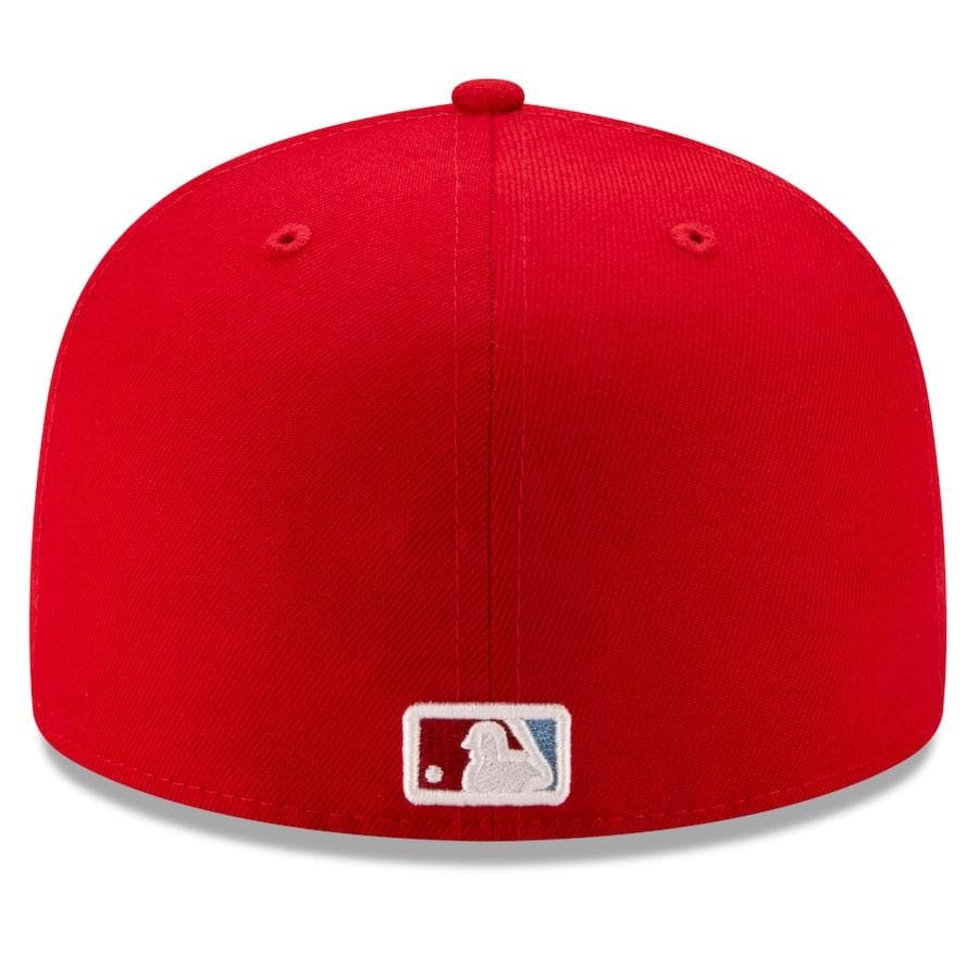 New Era Washington Nationals 2021 Father's Day On-Field Navy Red 59FIFTY Fitted Hat