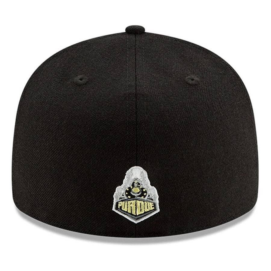 New Era Purdue Boilermakers Black Basic Low Profile 59FIFTY Fitted Hat