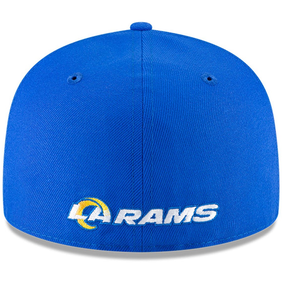 New Era Los Angeles Rams Team Basic Royal Blue & Yellow 59FIFTY Fitted Hat