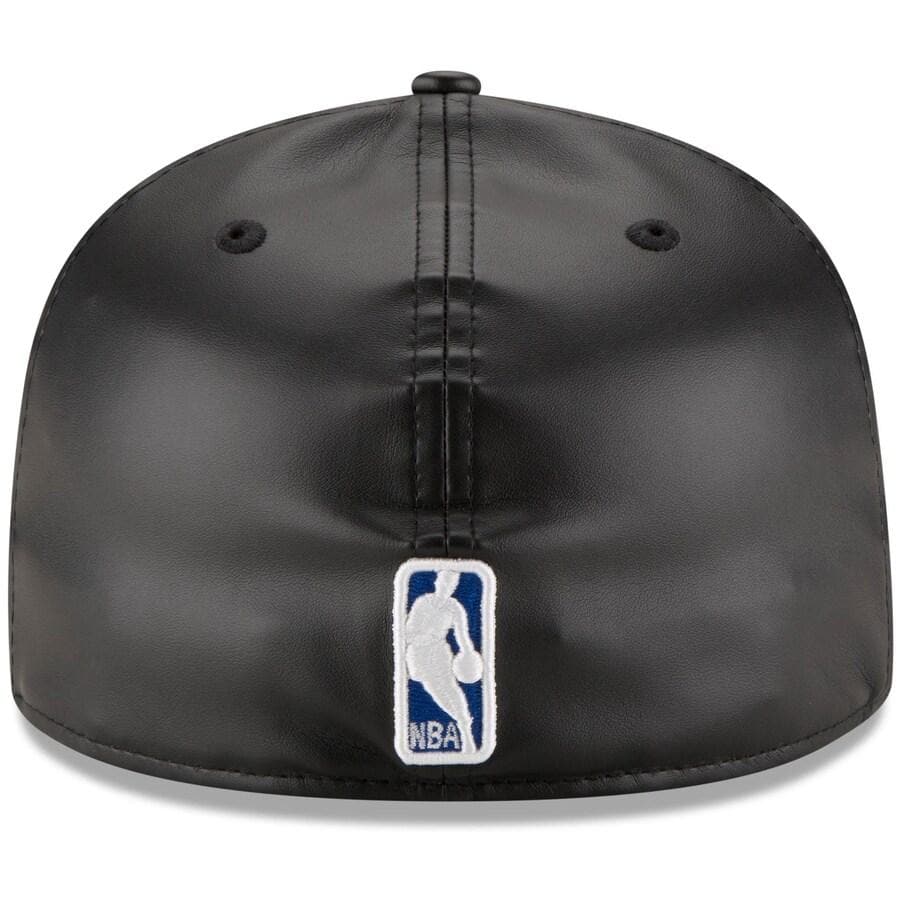 New Era New York Knicks Leather 59Fifty Fitted Hat