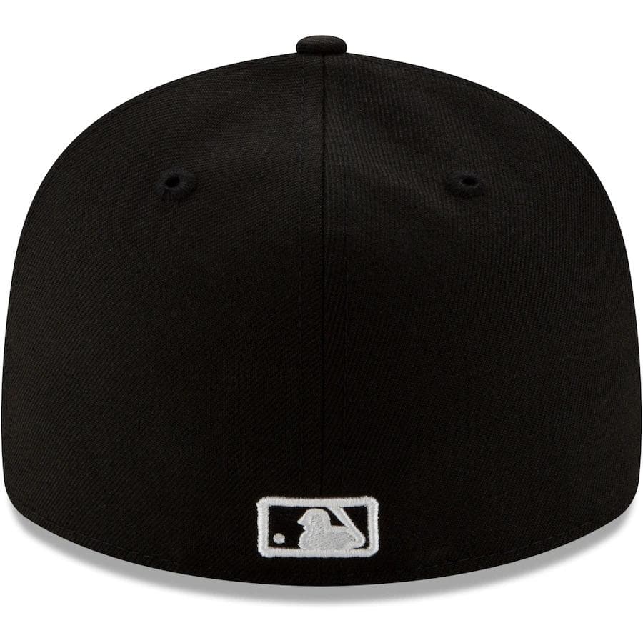New Era Texas Rangers Black Low Profile 59FIFTY Fitted Hat