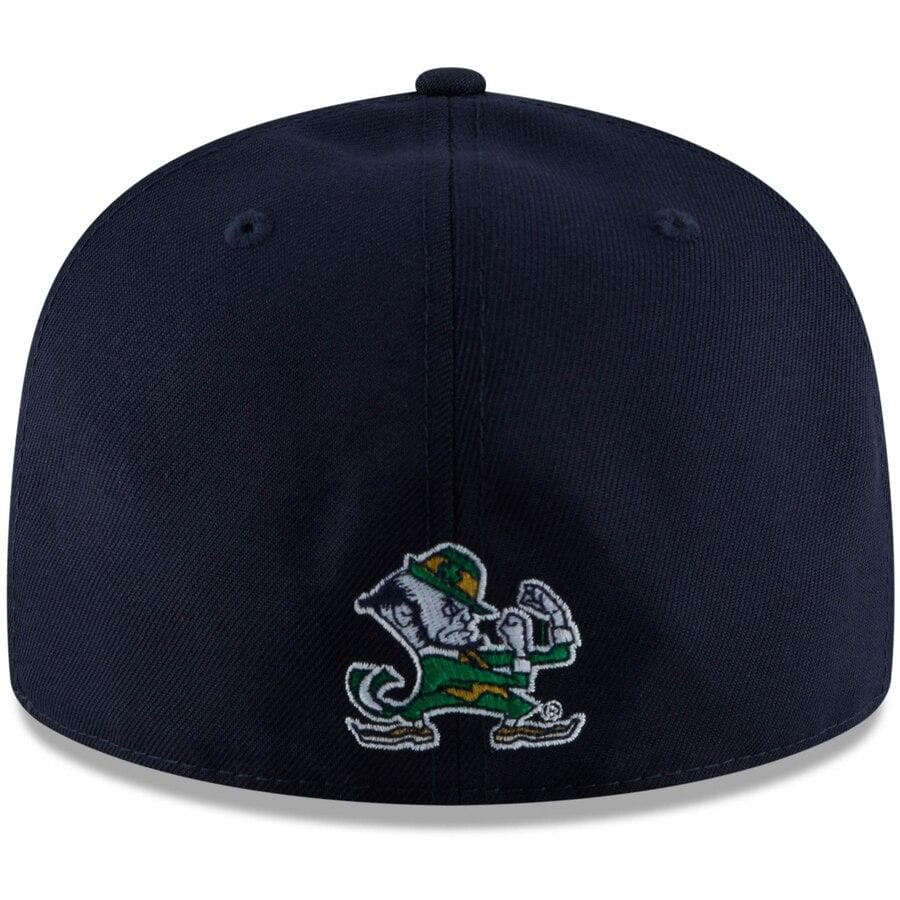 New Era Navy Notre Dame Fighting Irish Threads 59FIFTY Fitted Hat