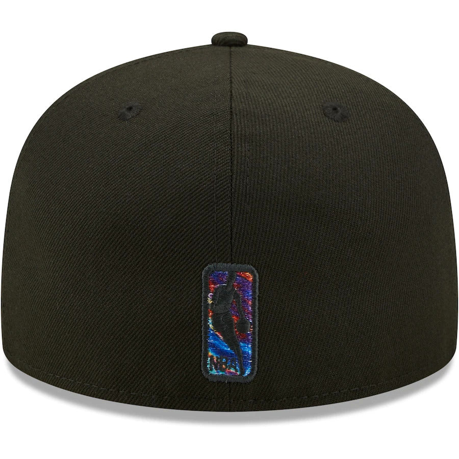 New Era Portland Trail Blazers Black Oil Dye 59FIFTY Fitted Hat