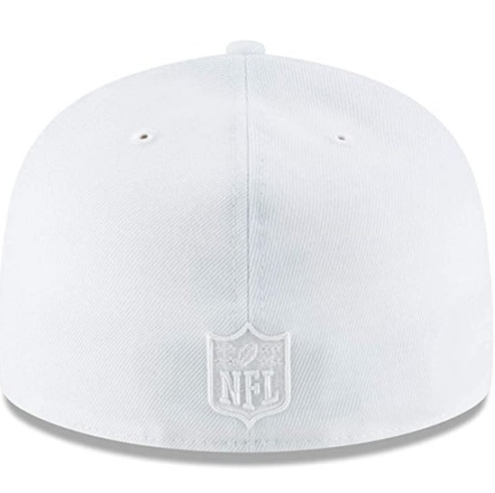 New Era New England Patriots White on White 59FIFTY Fitted Hat