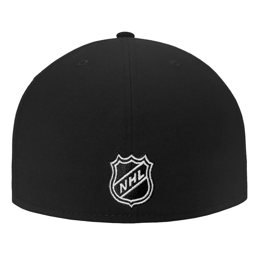 Fanatics Branded Boston Bruins Black/Yellow Core Primary Logo Fitted Hat