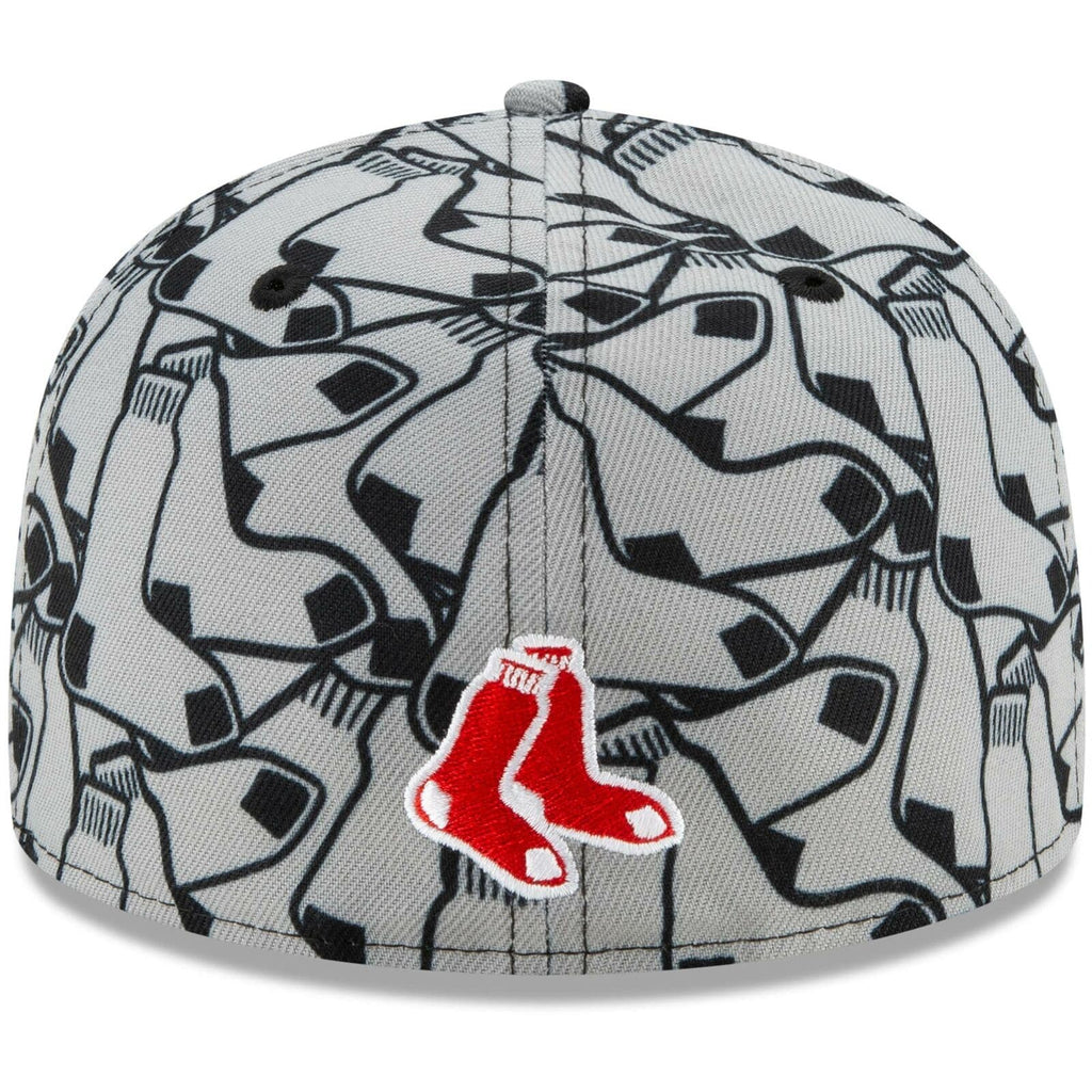New Era Boston Red Sox Team Print 59Fifty Fitted Hat