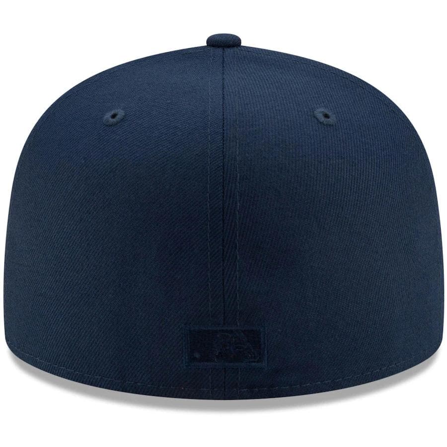 New Era Toronto Blue Jays Navy Cooperstown Collection Oceanside Red Under Visor 59FIFTY Fitted Hat