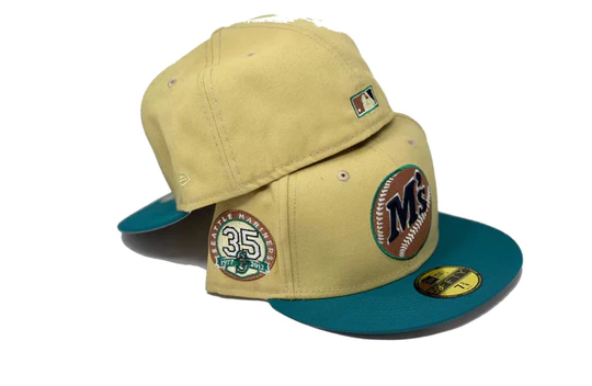 New Era Seattle Mariners 35th Anniversary “Vegas Gold" 59FIFTY Fitted Hat