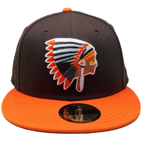 New Era Indian Chief Brown/Orange 59FIFTY Fitted Hat