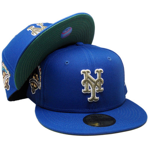 New Era New York Mets Blue Botanical 2023 59FIFTY Fitted Hat