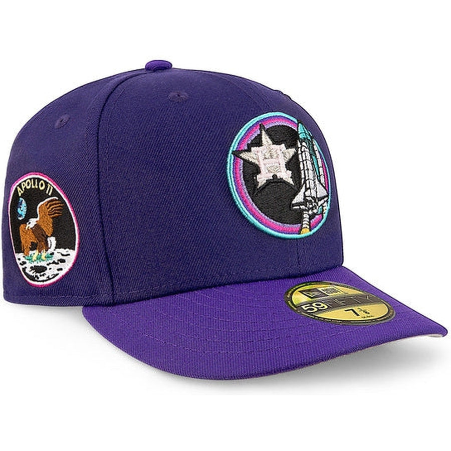 New Era Houston Astros Purple/Varsity Apollo 11 59FIFTY Fitted Hat