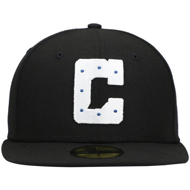New Era Indianapolis Colts Logo Black Omaha 59FIFTY Fitted Hat