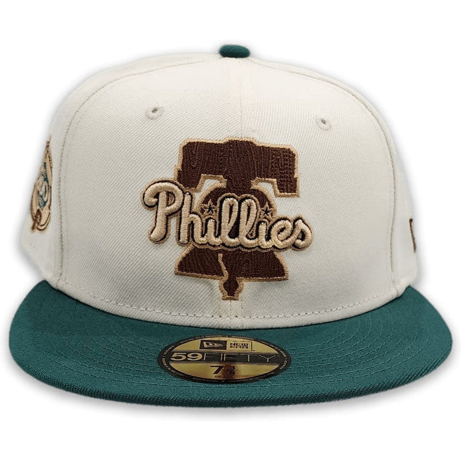 New Era Philadelphia Phillies 100th Anniversary Off-White/Green 59FIFTY Fitted Hat