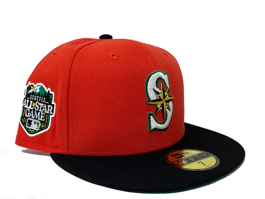 New Era Seattle Mariners 2023 All-Star Game Glow in the Dark “Pumpkin Collection” 59FIFTY Fitted Hat