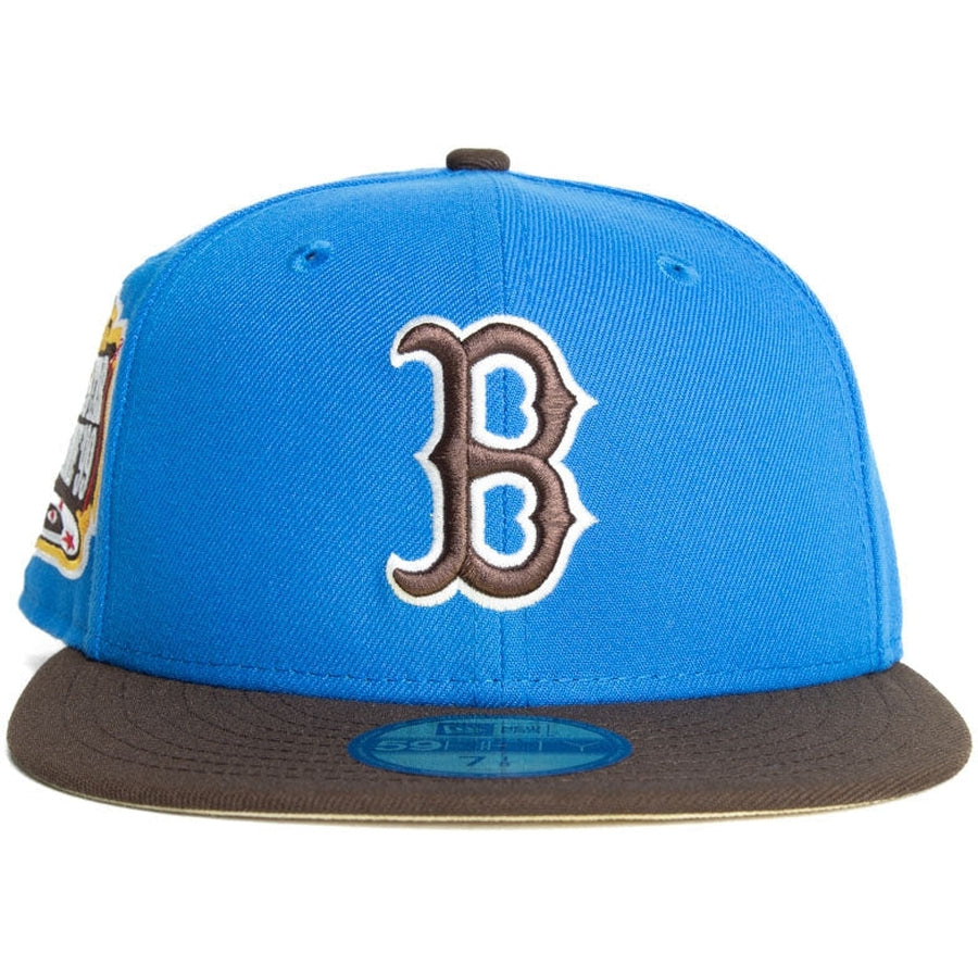 New Era Boston Red Sox 'Reef' Blue/Walnut Brown 59FIFTY Fitted Hat