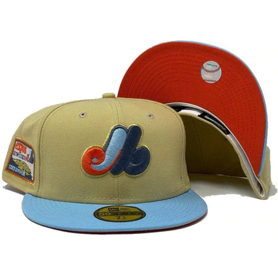 New Era Montreal Expos "Sunrise Gradient" Olympic Stadium 59FIFTY Fitted Hat