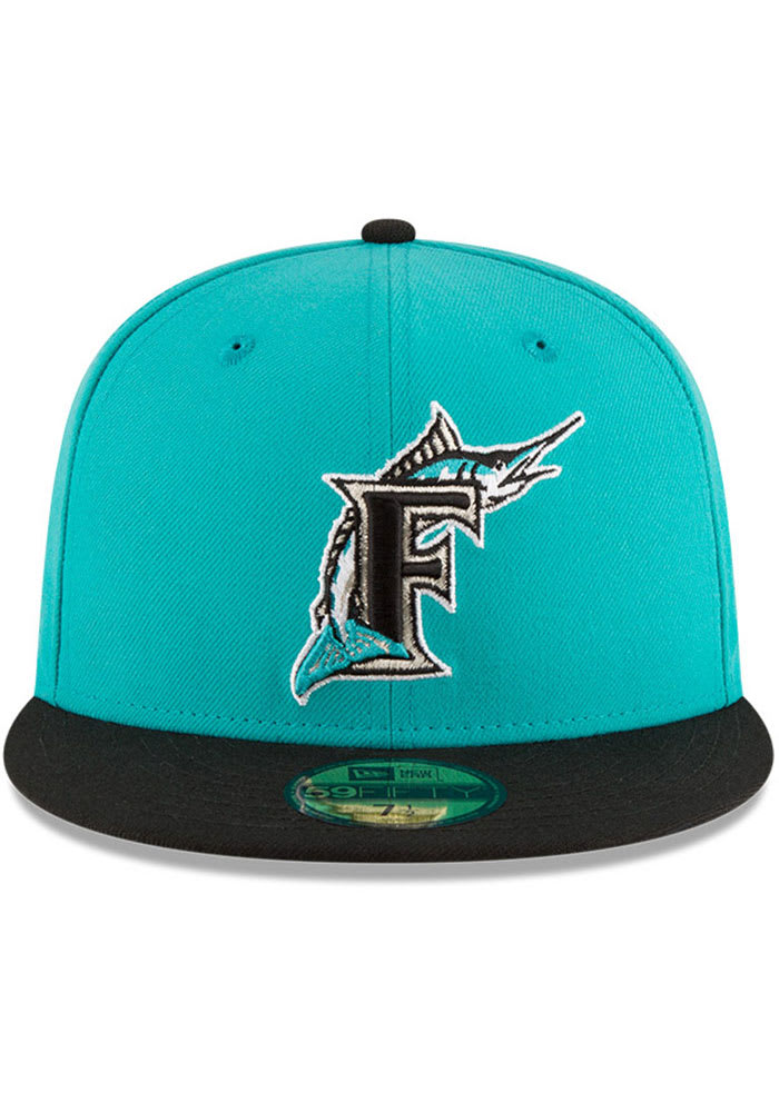 New Era Florida Marlins Teal 1997 World Series Side Patch 59FIFTY Fitted Hat