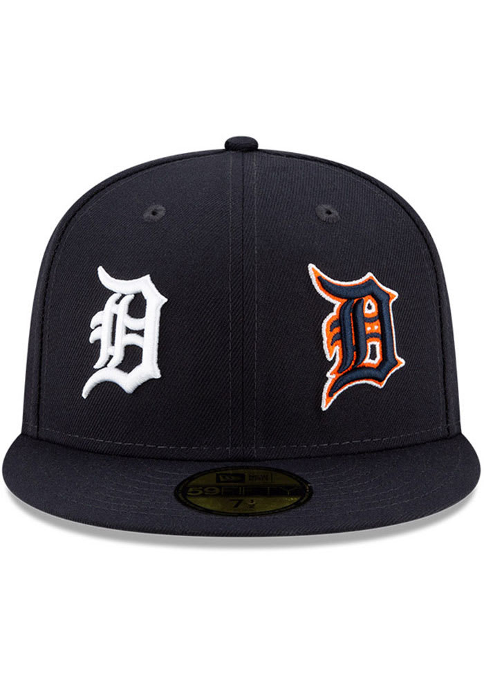 New Era Detroit Tigers Navy Blue Patch Pride 59FIFTY Fitted Hat