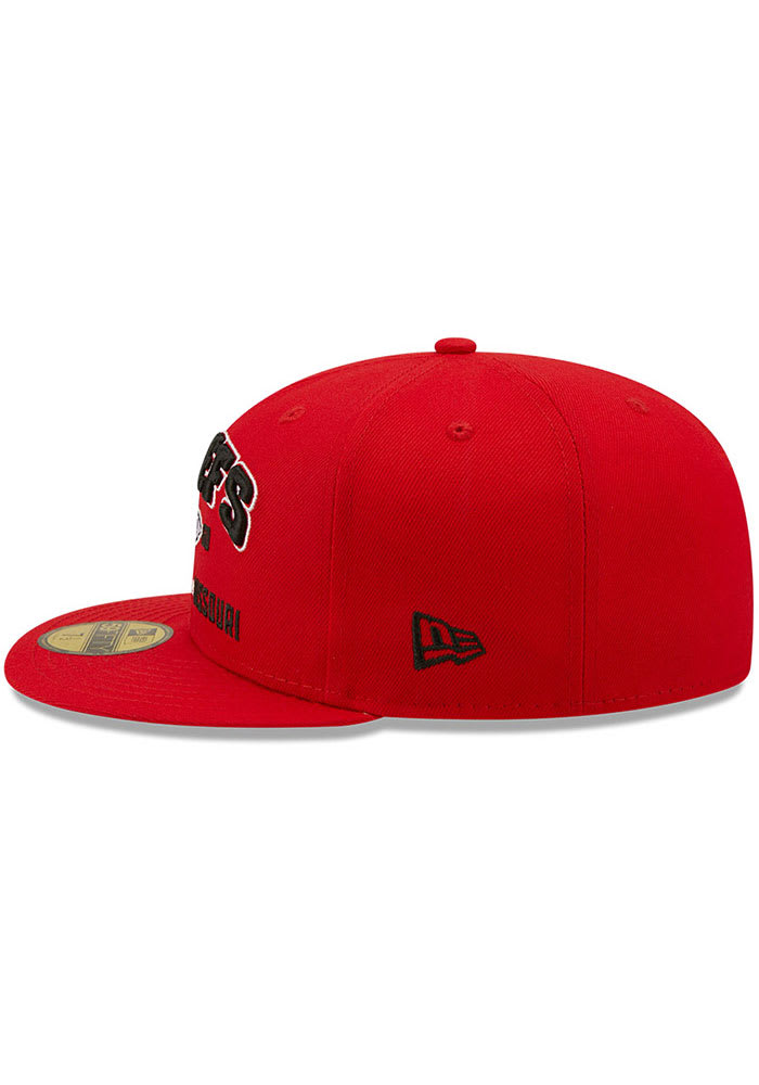 New Era Kansas City Chiefs Red 1960 Stacked 59FIFTY Fitted Hat