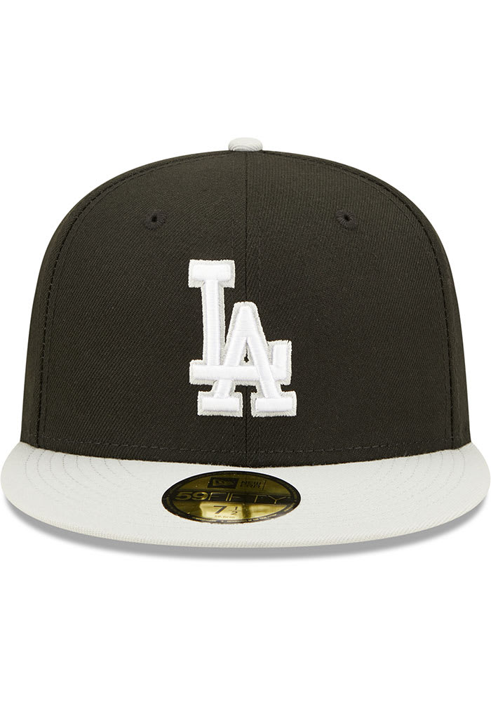 New Era Los Angeles Dodgers Black/Gray Two-Tone Color Pack 59FIFTY Fitted Hat