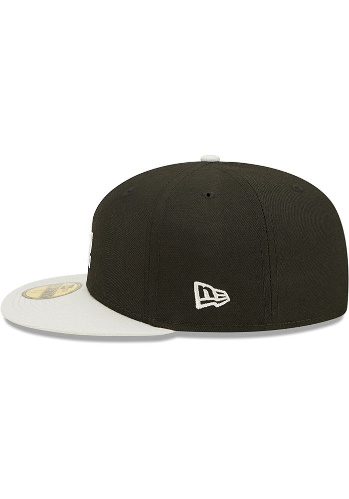 New Era Los Angeles Dodgers Black/Gray Two-Tone Color Pack 59FIFTY Fitted Hat