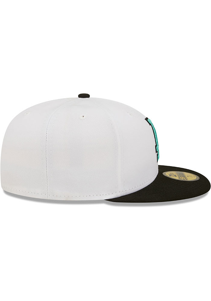 New Era Los Angeles Dodgers White/Black Two-Tone Color Pack 59FIFTY Fitted Hat