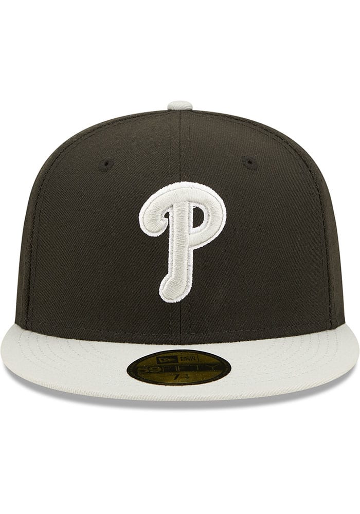 New Era Philadelphia Phillies Black/Gray Two-Tone Color Pack 59FIFTY Fitted Hat