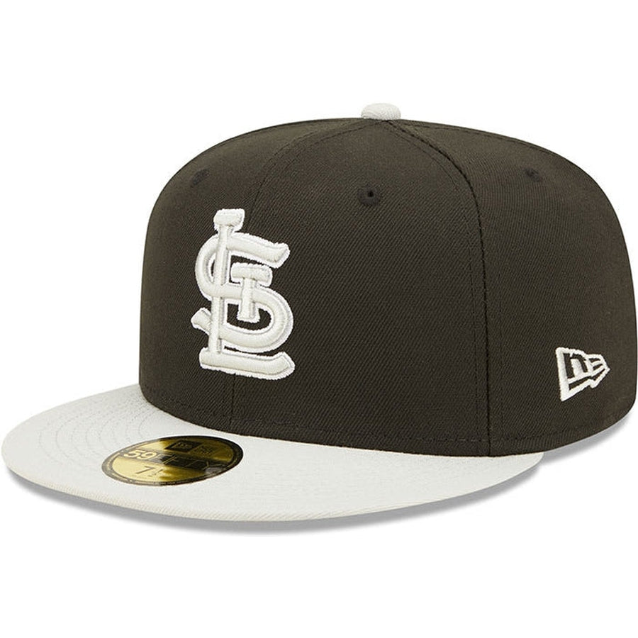 New Era St. Louis Cardinals Black/Gray Two-Tone Color Pack 59FIFTY Fitted Hat