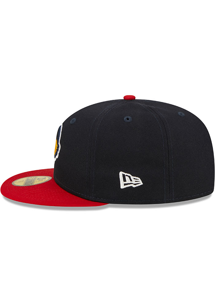 New Era Toledo Mud Hens Navy/Red 2022 59FIFTY Fitted Hat