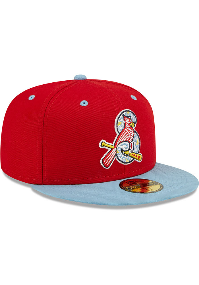 New Era Springfield Cardinals Red/Sky Blue 2022 59FIFTY Fitted Hat