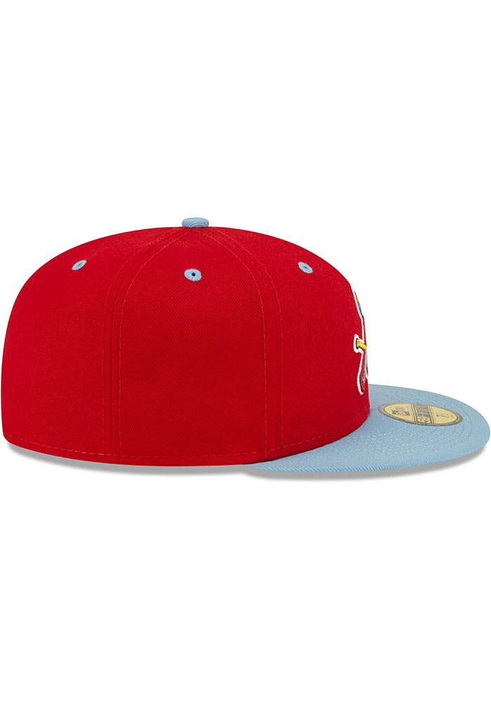 New Era Springfield Cardinals Red/Sky Blue 2022 59FIFTY Fitted Hat
