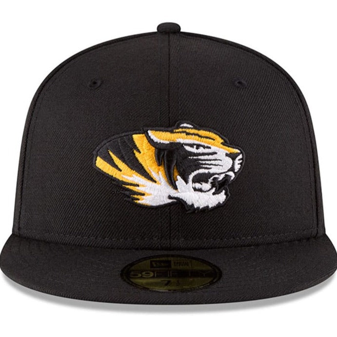 New Era Missouri Tigers Black Basic 59FIFTY Fitted Hat