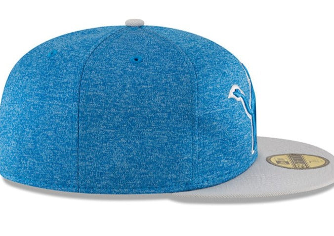 New Era Detroit Lions Heather Blue 59FIFTY Fitted Hat