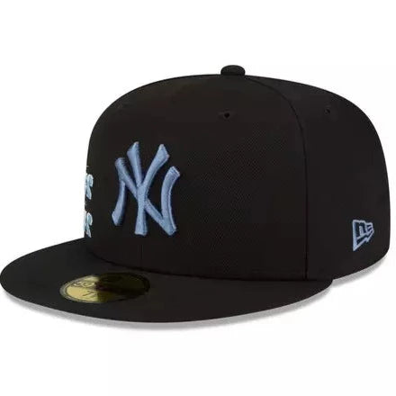 New Era New York Yankees Stacked Navy/Light Blue 59FIFTY Fitted Hats