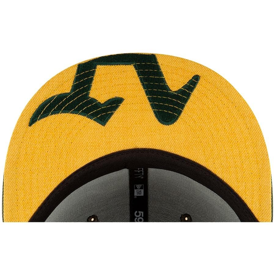 New Era Oakland Athletics Green Road Logo 59Fifty Fitted Hat (For Kids)